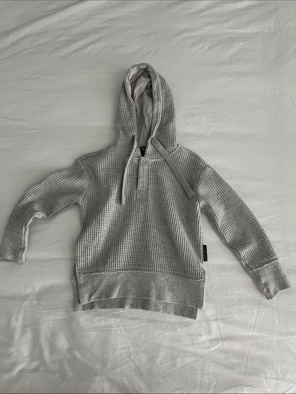 Little Bipsy Gray Knit Hoodie/Sweater